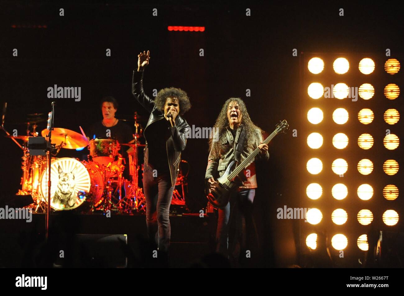 Alice In Chains William Duvall and Mike Inez performing at Wembley Arena,  London, England, May 25th, 2019 Stock Photo - Alamy