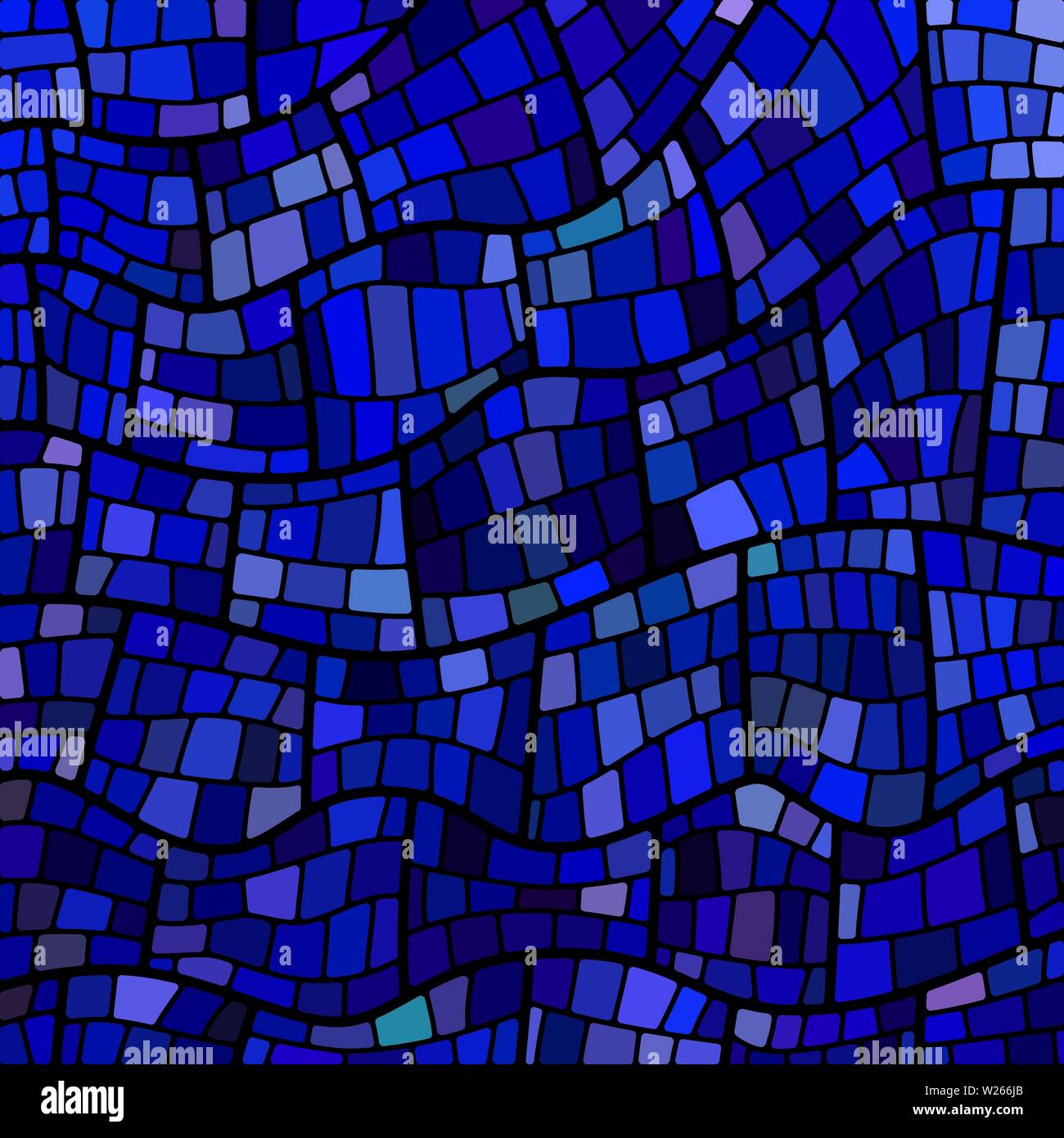 abstract vector stained-glass mosaic background - blue and violet Stock ...
