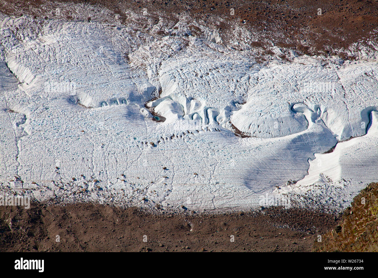 Melting glaciers in the swiss alps Stock Photo - Alamy