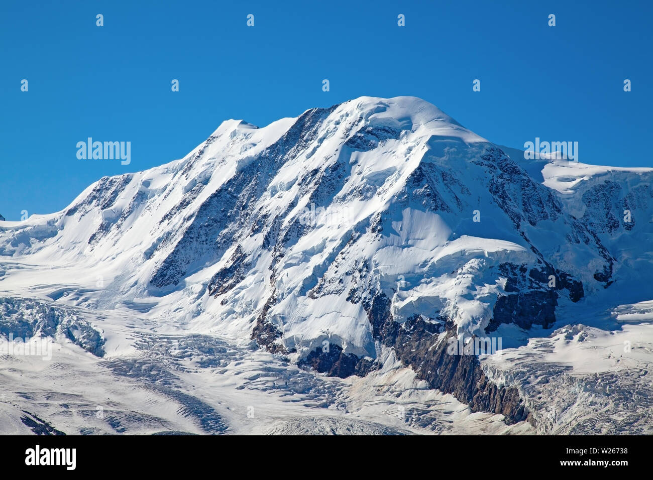 Melting glaciers in the swiss alps Stock Photo - Alamy
