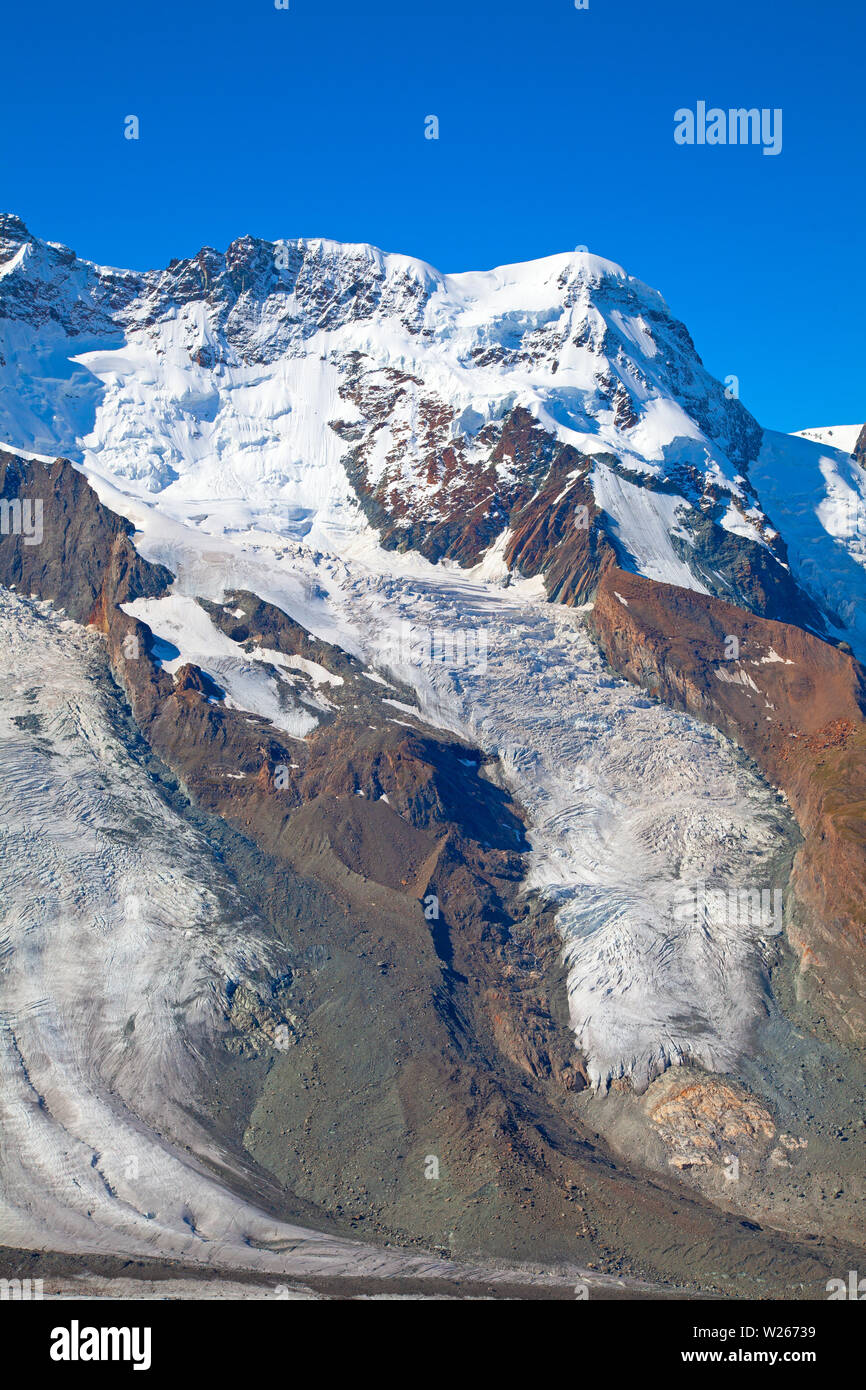 Melting glaciers in the swiss alps Stock Photo - Alamy