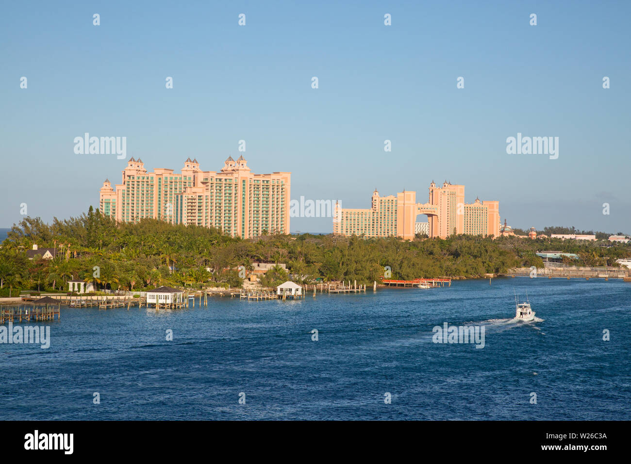 Cabbage beach on Paradise island in Nassau, Bahamas Stock Photo Alamy