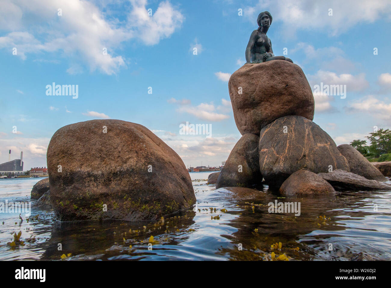 The famous Little Mermaid statue in Copenhagen, Denmark Stock Photo Alamy