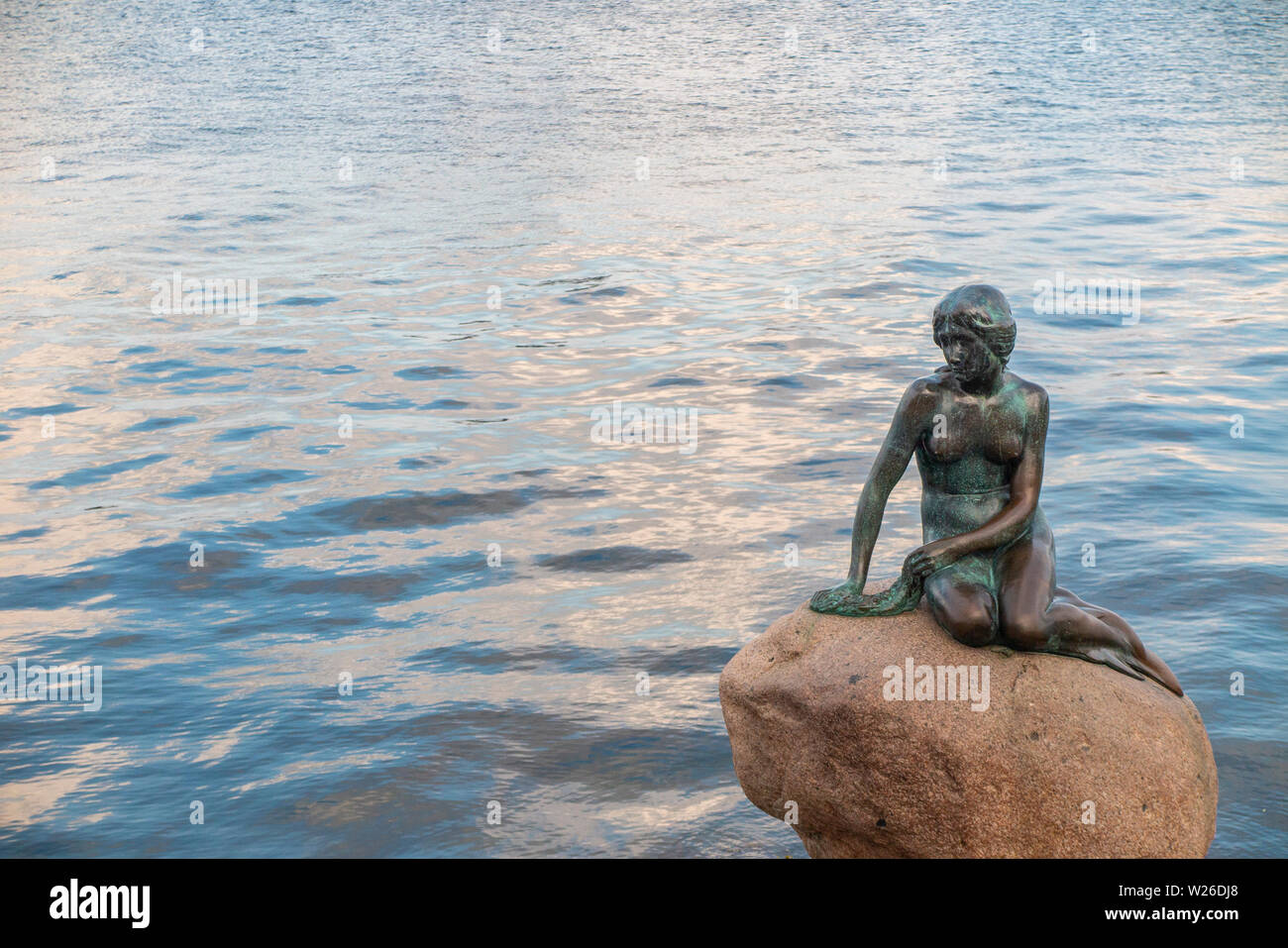 The famous Little Mermaid statue in Copenhagen, Denmark Stock Photo Alamy