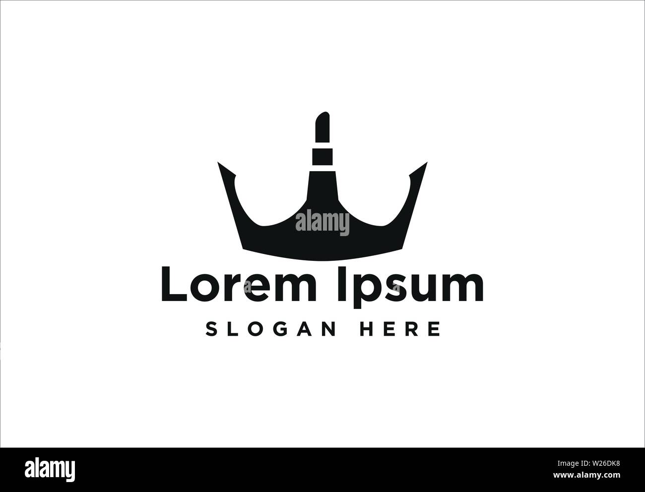 Crown Logo Black and White Stock Photos & Images - Alamy
