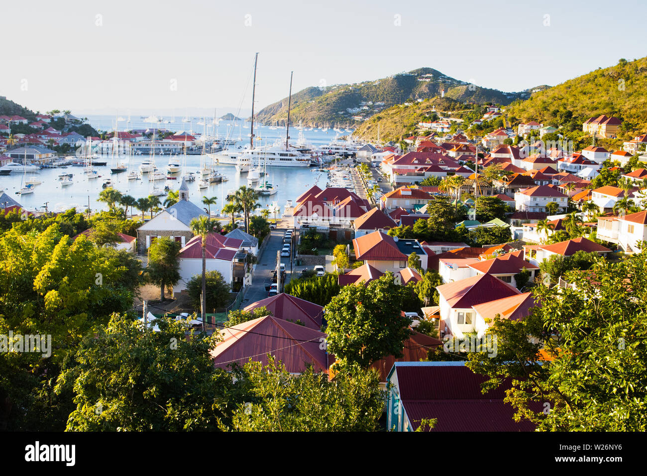 Gustavia, St Barts, Carribean Islands Stock Photo Alamy