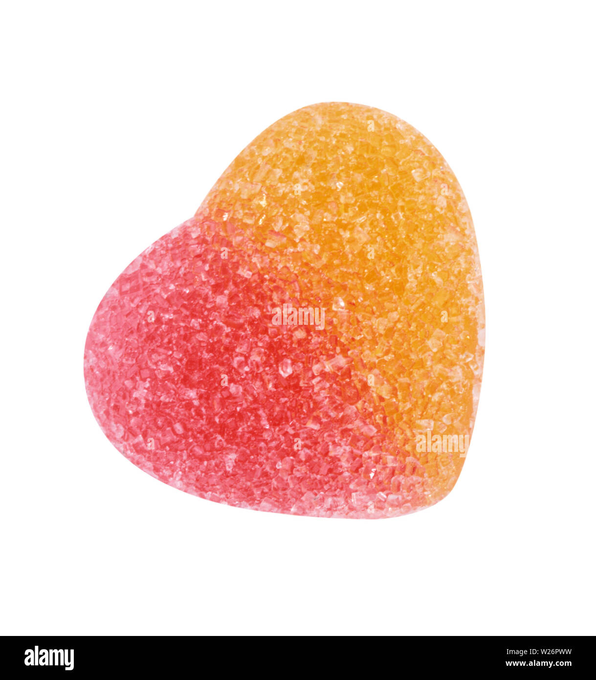 Fruit Jelly with Heart Shape Isolated Stock Photo Alamy