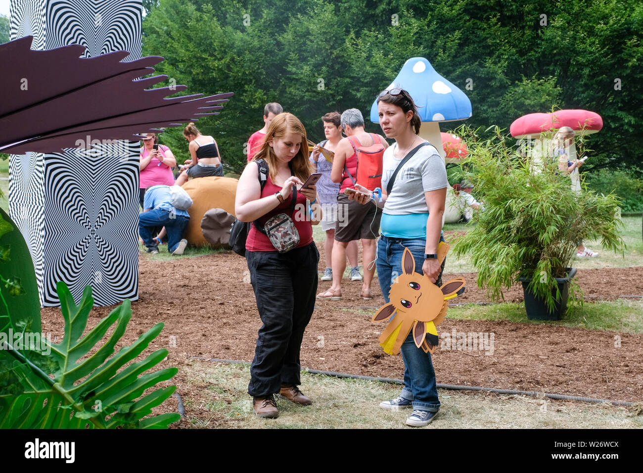 Dortmund Germany July 06 19 Players Attend Pokemon Go Fest At Dortmund Westfalenpark On July 06 19 Mobile Game Developer Niantic Held The Four Day Pokemon Go Fest In Dortmund From Thursday To Dortmund Germany July 06 19 Players Attend Pokemon Go Fest At Dortmund Westfalenpark On July 06 19 Mobile Game Developer Niantic Held The Four Day Pokemon Go Fest In Dortmund From Thursday To