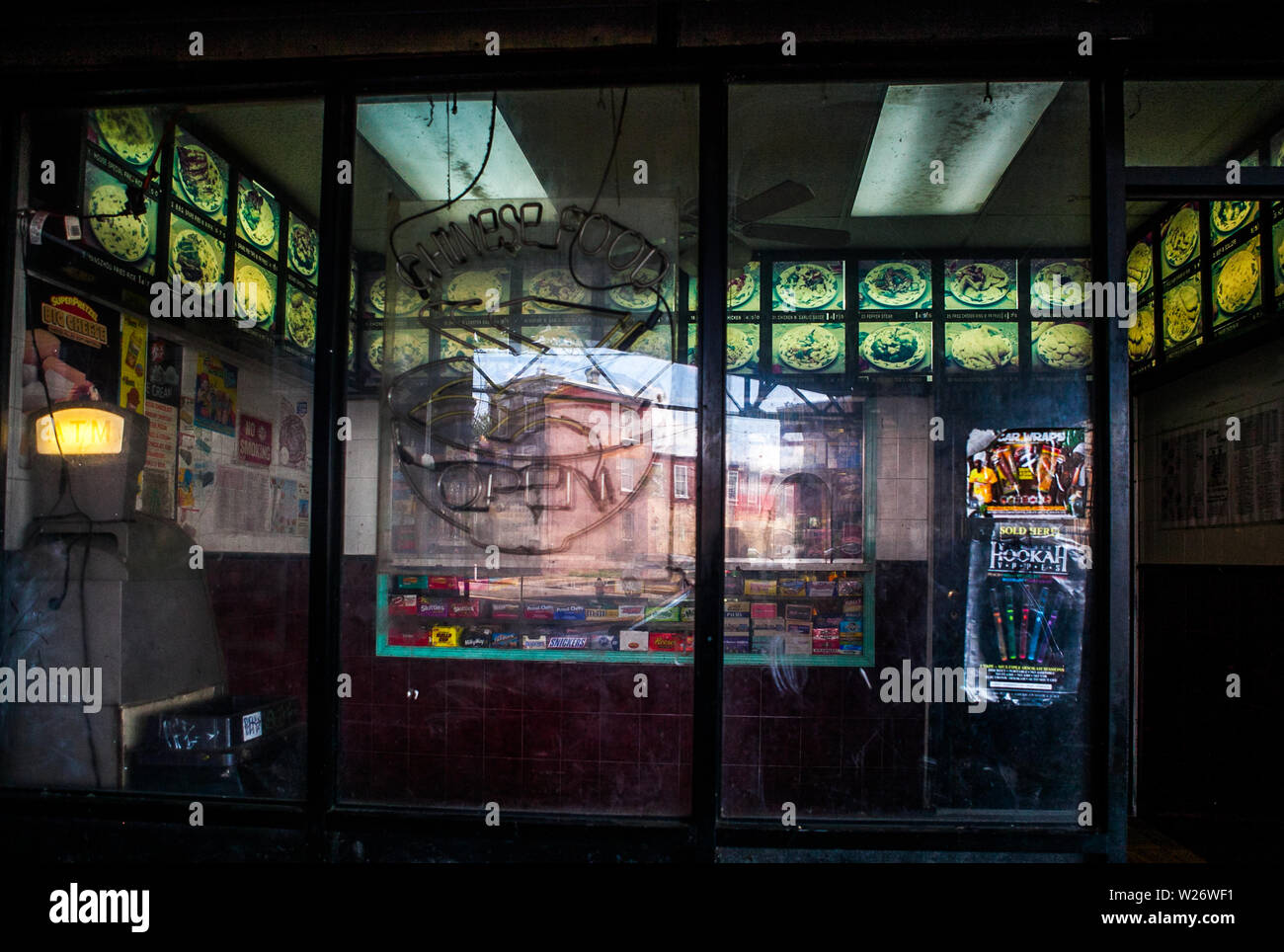 a Chinese Restaurant in the Kensington area of northern Philadelphia Stock Photo