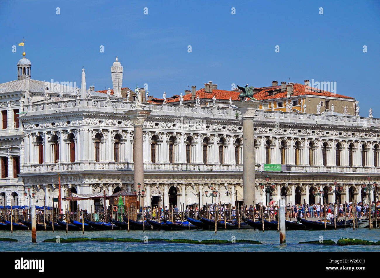 The Biblioteca Nazionale Marciana, the Library of St Mark, built c1529  -1564 architect Jacopo Sansovino, Renaissance style, one of the great  libraries Stock Photo - Alamy