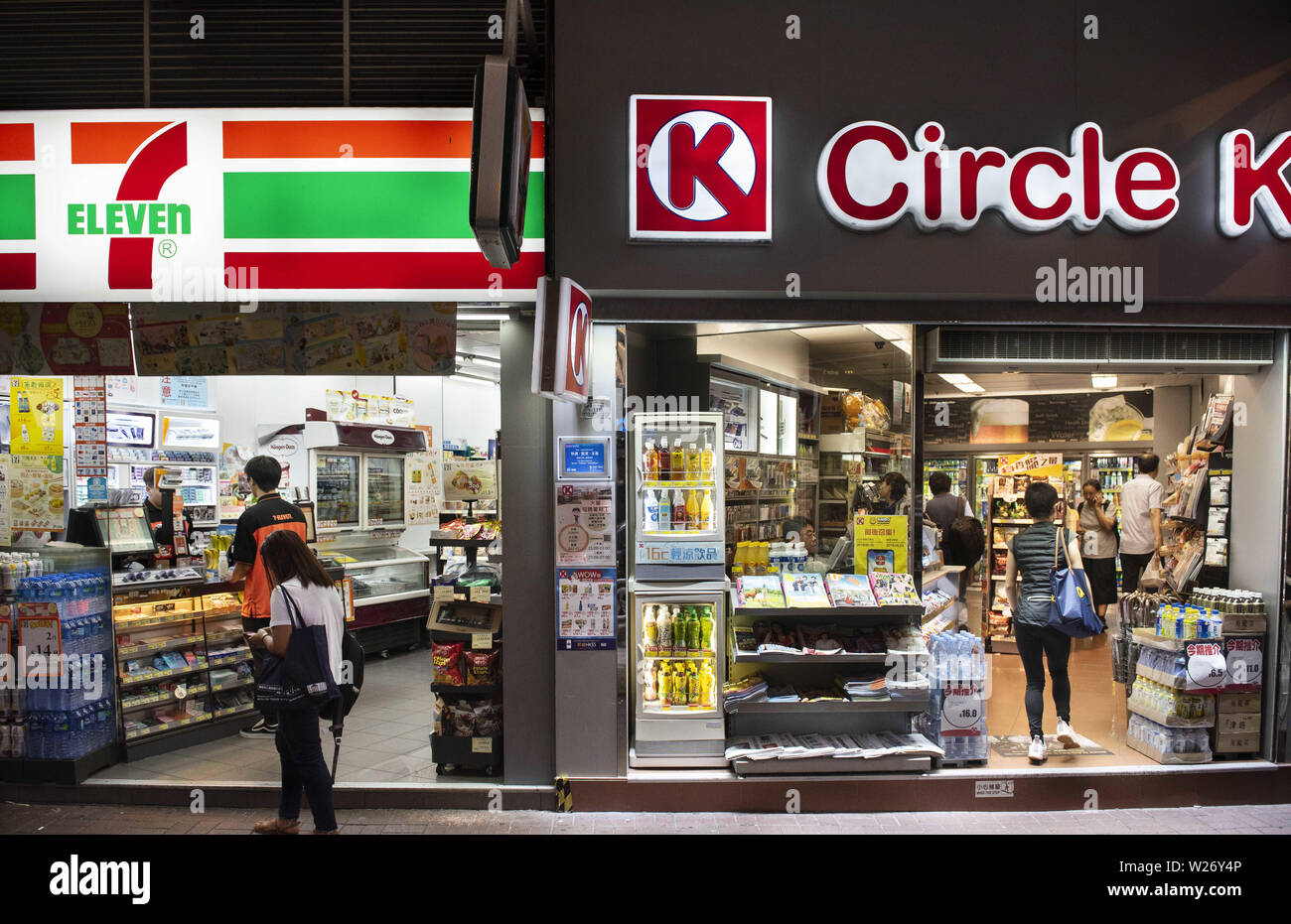 Hong Kong, China. 17th May, 2019. International chain of convenience