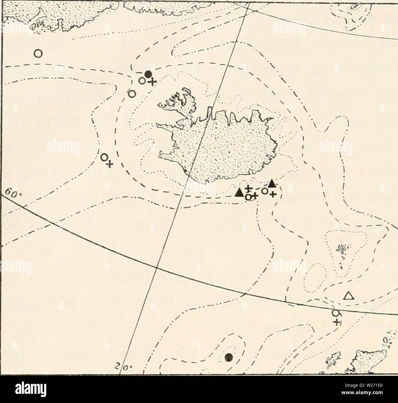 Archive image from page 31 of The Danish Ingolf-Expedition (1914). The Danish Ingolf-Expedition  danishingolfexpe0505ingo Year: 1914  24 STYLASTERIDAE must be regarded as characteristic forms of the large biocoenosis of the coral reefs. This is also strengthened by the single discovery of Stylaster gemmascens made in the Hjelte Fjord in the neighbourhood of Bergen, where Dr. O. Nordgaard has obtained two small fragments of colonies from the coral reef there. We thus see that the two Stylaster species which occur on the coast of Norway, form interesting parallels in the animal community of the Stock Photo