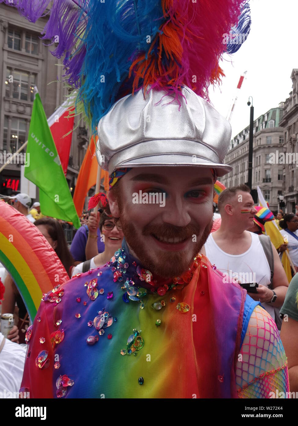 Pride Parade in London celebrates its 50th anniversary, London, UK ...