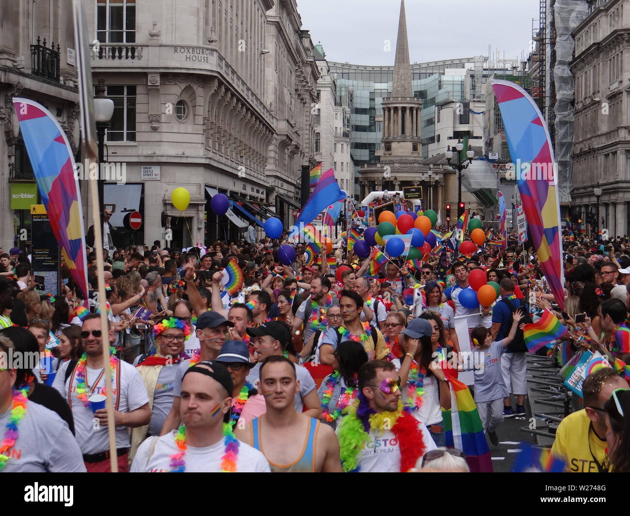 Pride Parade in London celebrates its 50th anniversary, London, UK ...