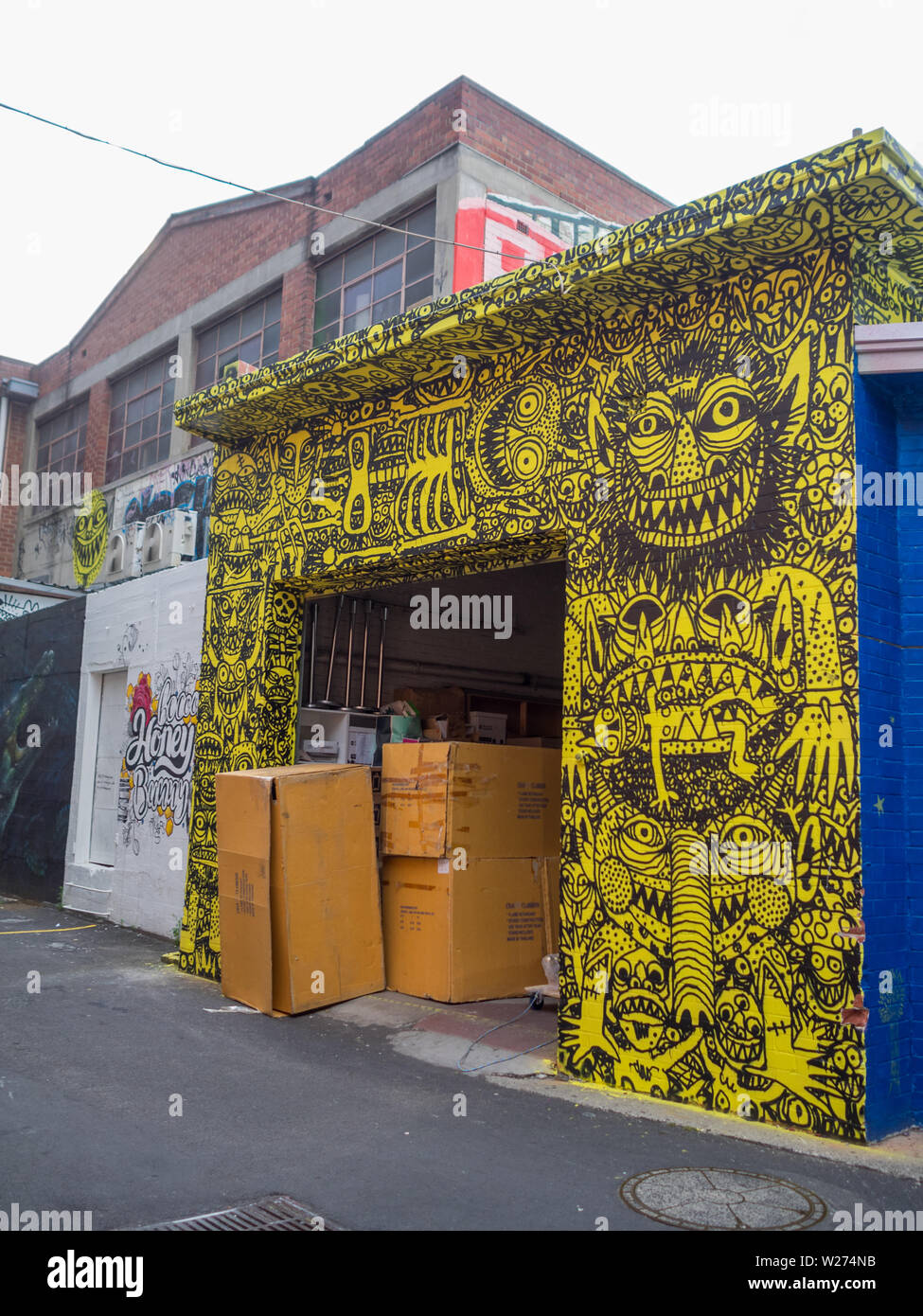 Hobart street art Stock Photo Alamy