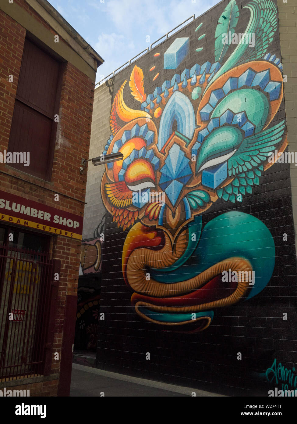 Hobart street art Stock Photo Alamy