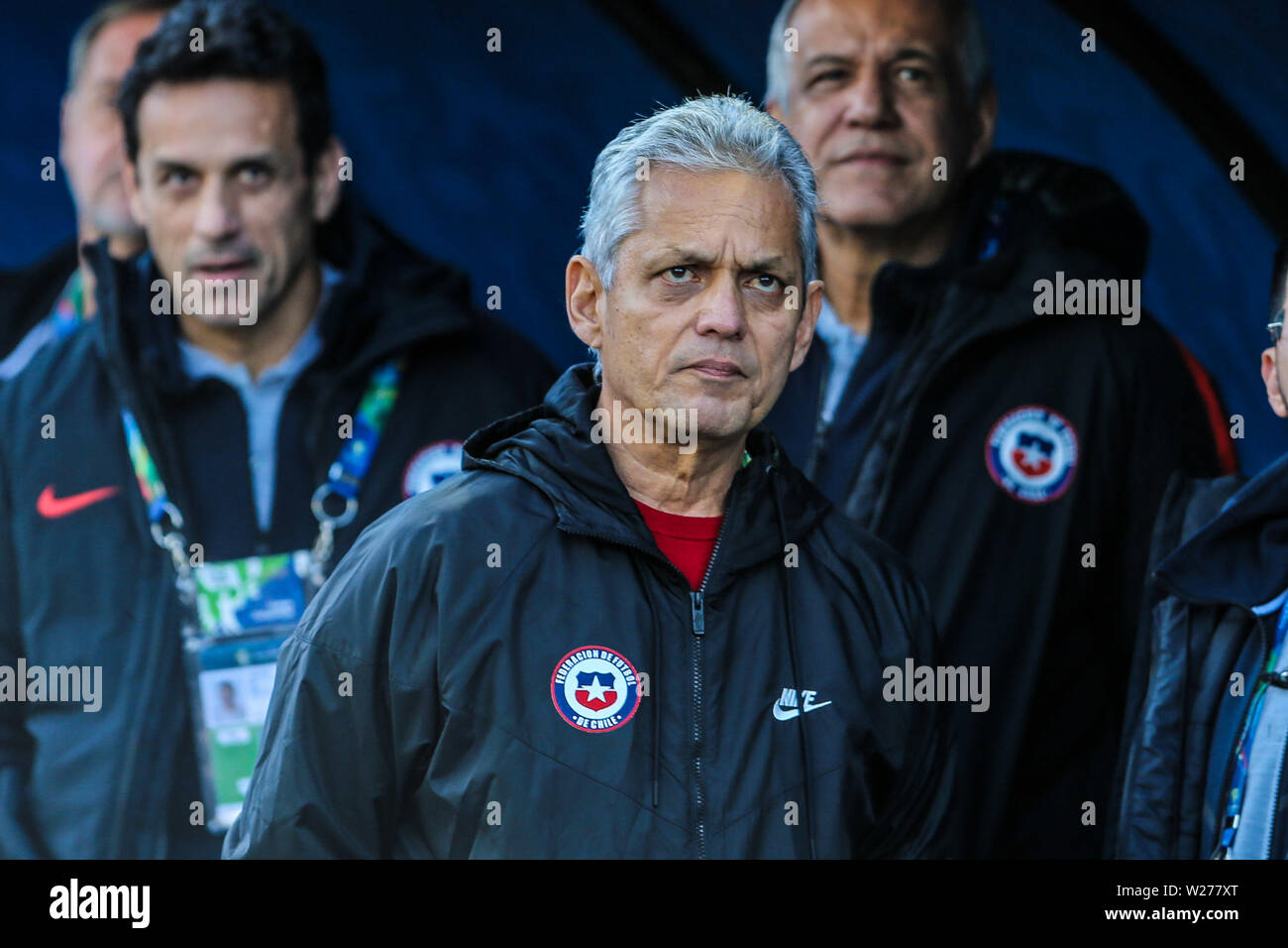 Brazil. 6th July, 2019. Reinaldo Rueda in the Game of the match between Argentina X Chile valid for third place dispute of Copa America 2019, in the Arena Corinthians, in SÃ£o Paulo, this Saturday (06). Photo: Geraldo Bubniak Credit: Geraldo Bubniak/ZUMA Wire/Alamy Live News Stock Photo