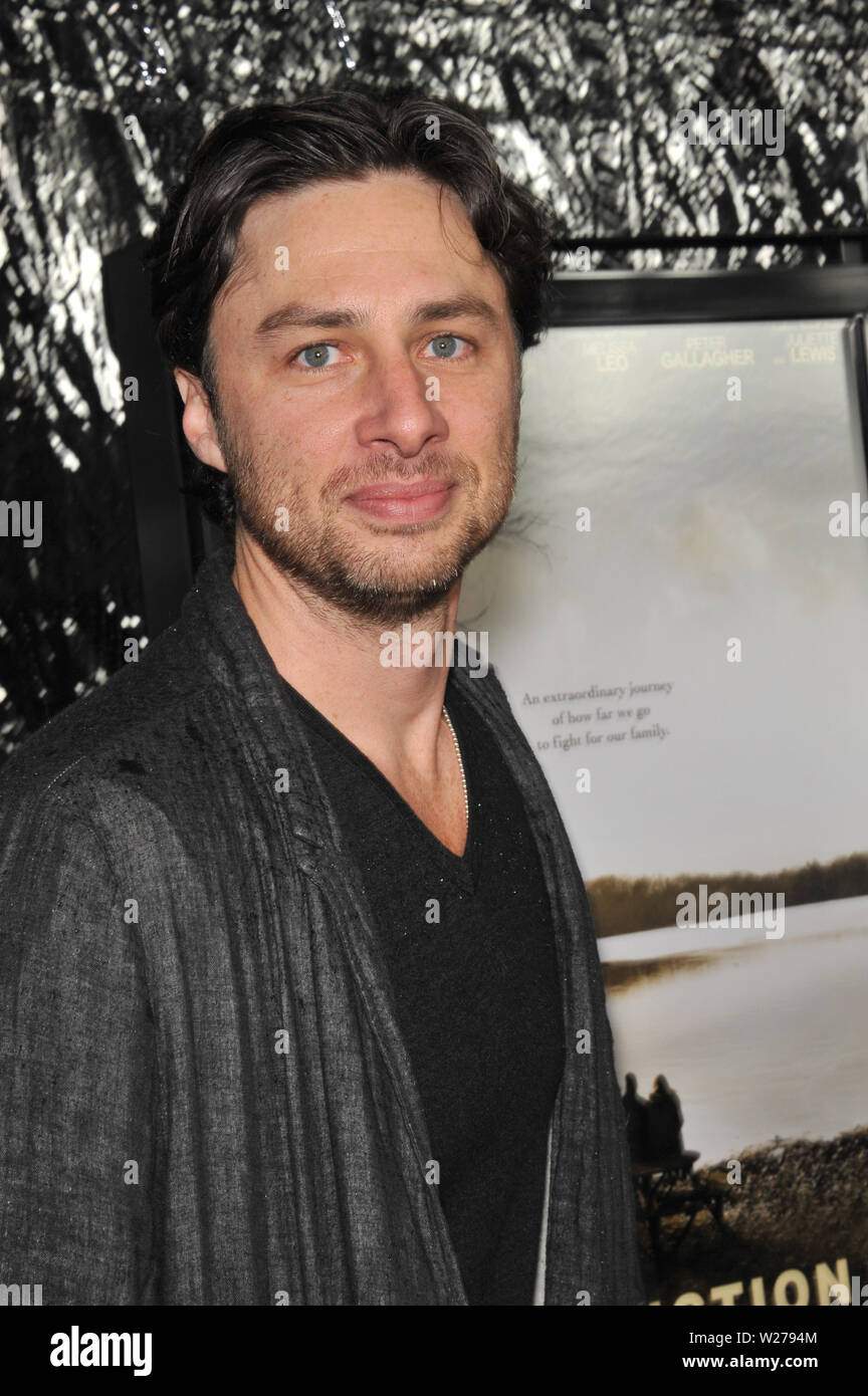 LOS ANGELES, CA. October 05, 2010: Zach Braff at the premiere of ...