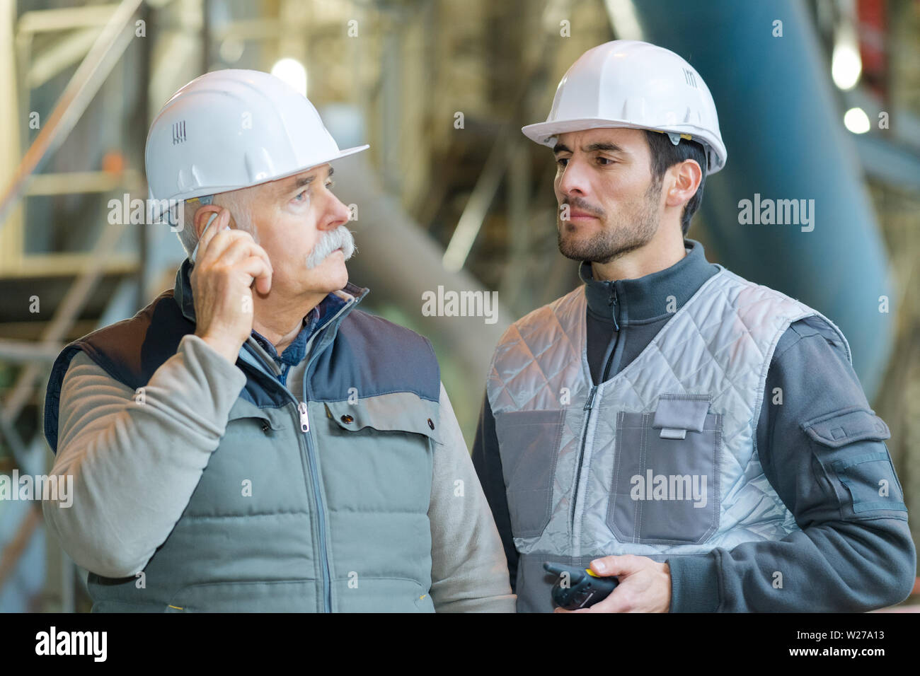 workers working in furniture factory Stock Photo Alamy