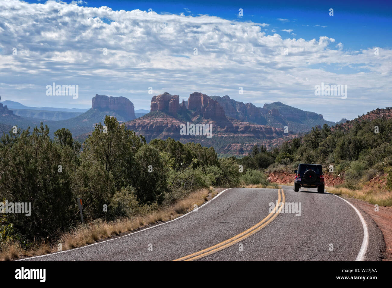 Red Rock Loop Road Sedona Arizona USA Stock Photo Alamy