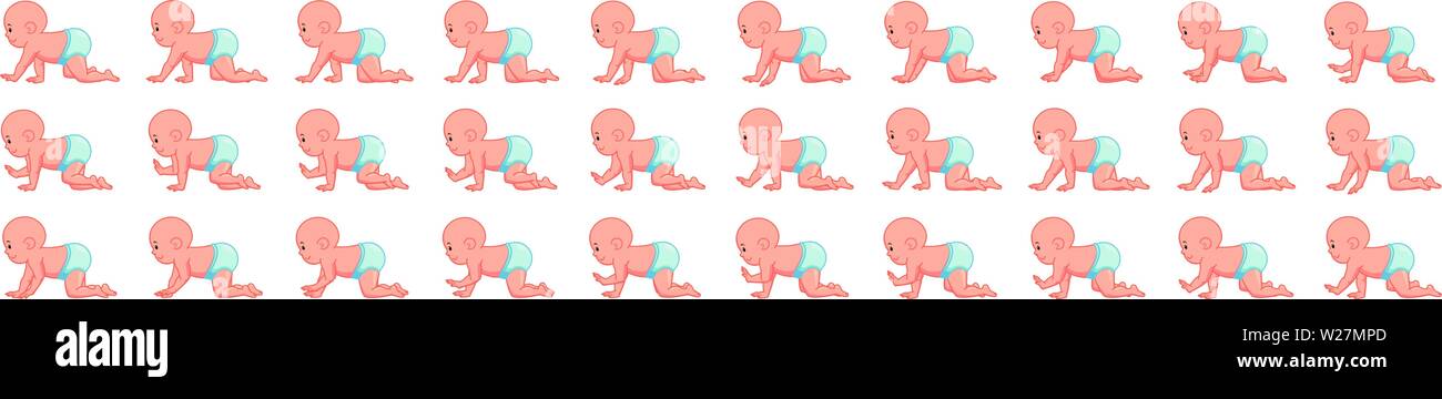 Baby crawling animation hi-res stock photography and images - Alamy Baby crawling animation hi-res stock photography and images - Alamy