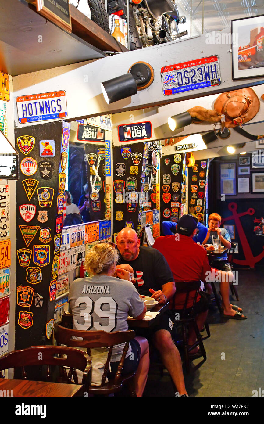 Interior decor of the Anchor Bar in Buffalo, NY Stock Photo Alamy