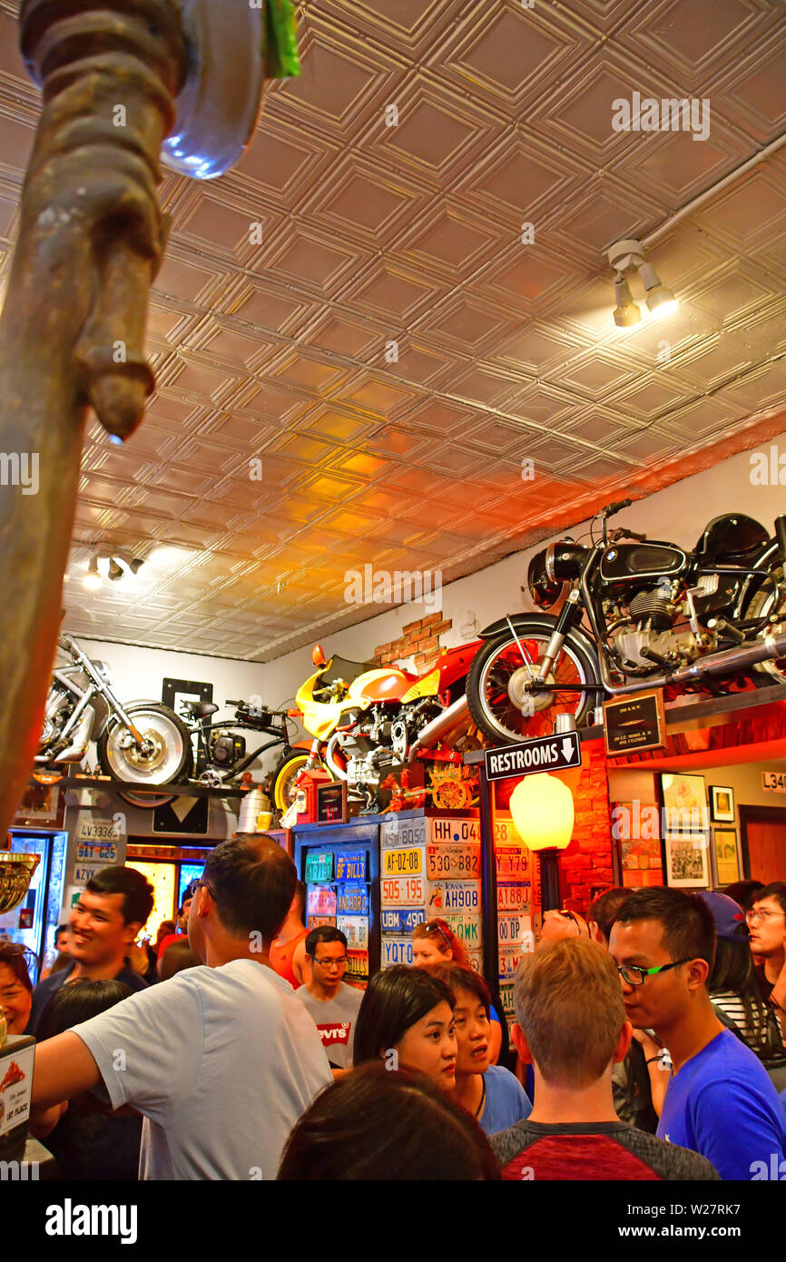 Interior decor of the Anchor Bar in Buffalo, NY Stock Photo Alamy