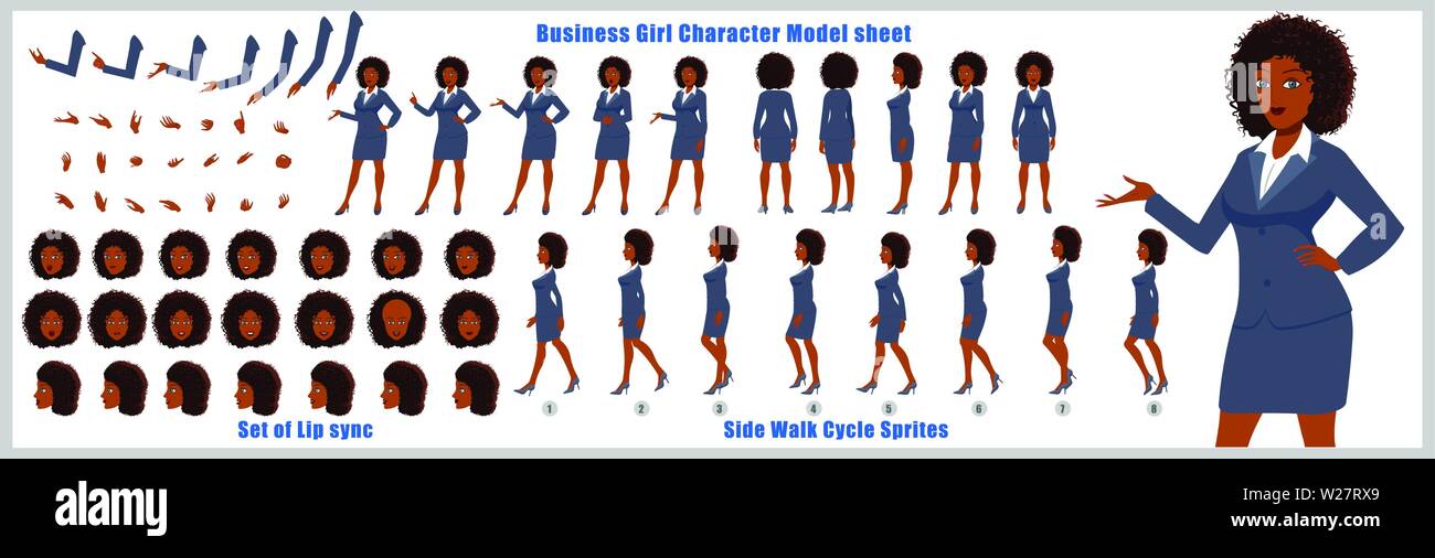 Businesswoman Character Model sheet with Walk cycle Animation Sequence Stock Vector Image & Art - Alamy Businesswoman Character Model sheet with Walk cycle Animation Sequence Stock Vector Image & Art - Alamy
