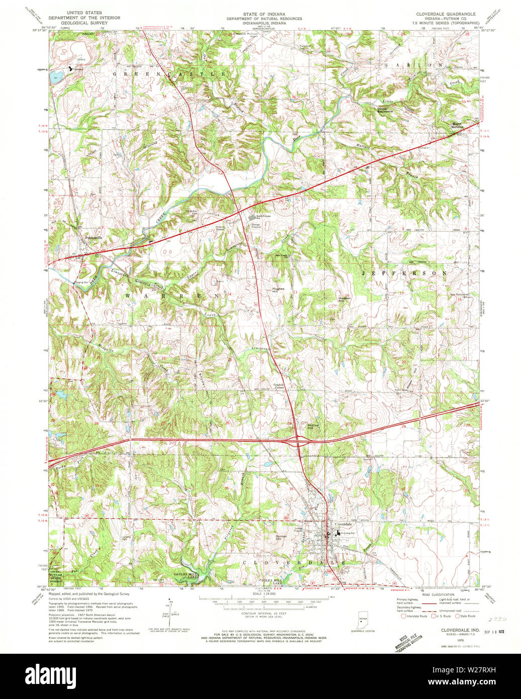 Map of cloverdale hires stock photography and images Alamy