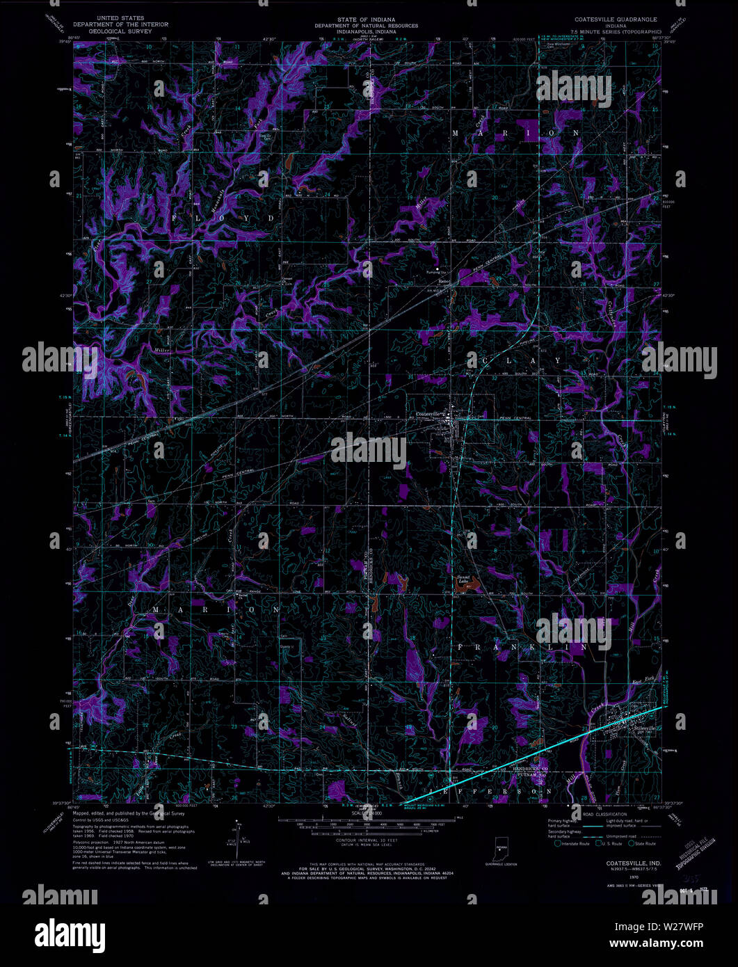 Map of coatesville hires stock photography and images Alamy
