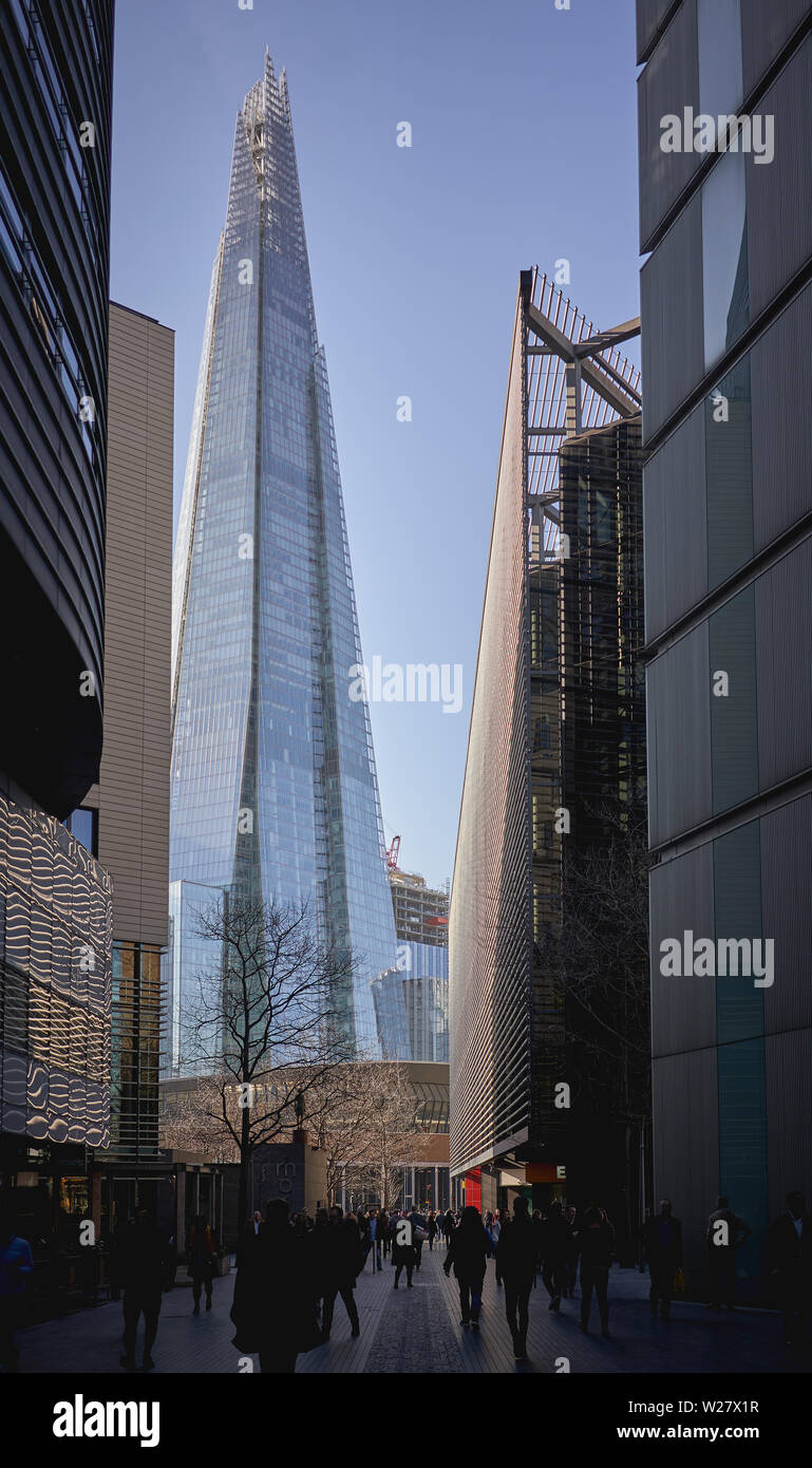Shard reflection on glass building hi-res stock photography and images ...