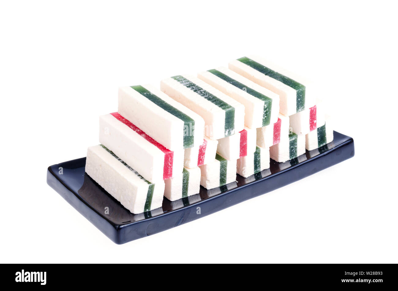 Homemade vanilla marshmallow bars. Photo Stock Photo Alamy