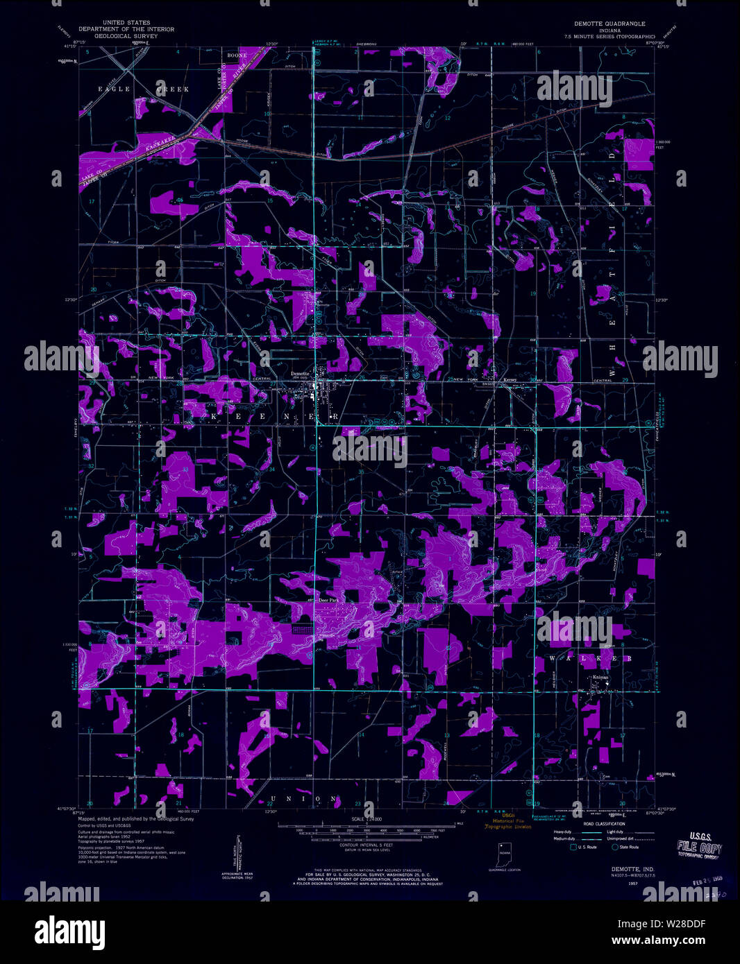 Map Of Demotte In Indiana vrogue.co