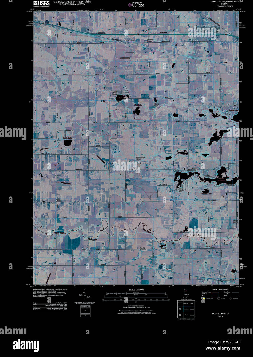 Donaldson map hi-res stock photography and images - Alamy