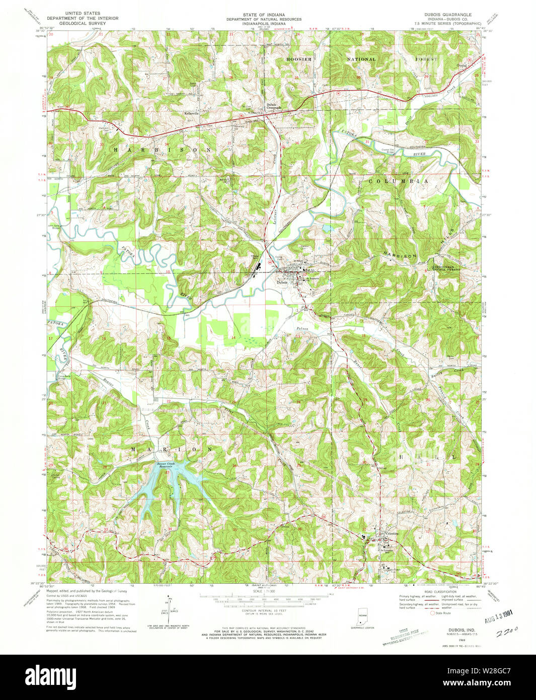 Map of dubois Cut Out Stock Images & Pictures Alamy