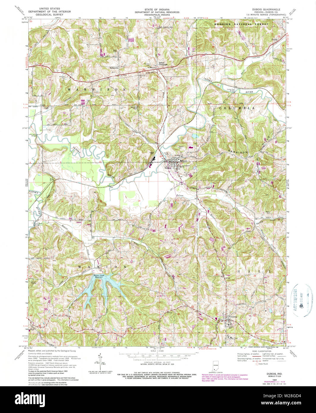 Map of dubois hires stock photography and images Alamy