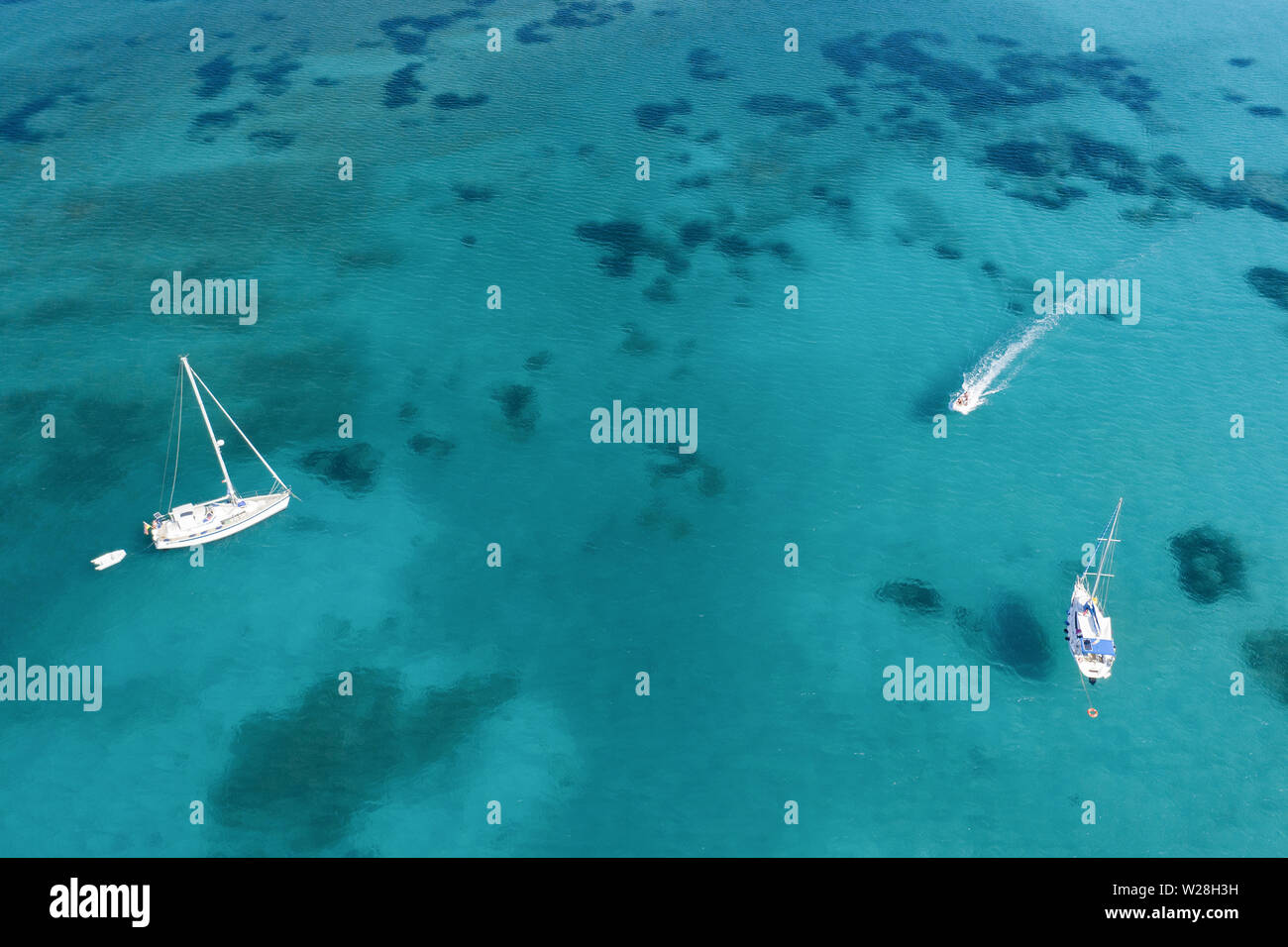 View From Above Stunning Aerial View Of Some Boats And