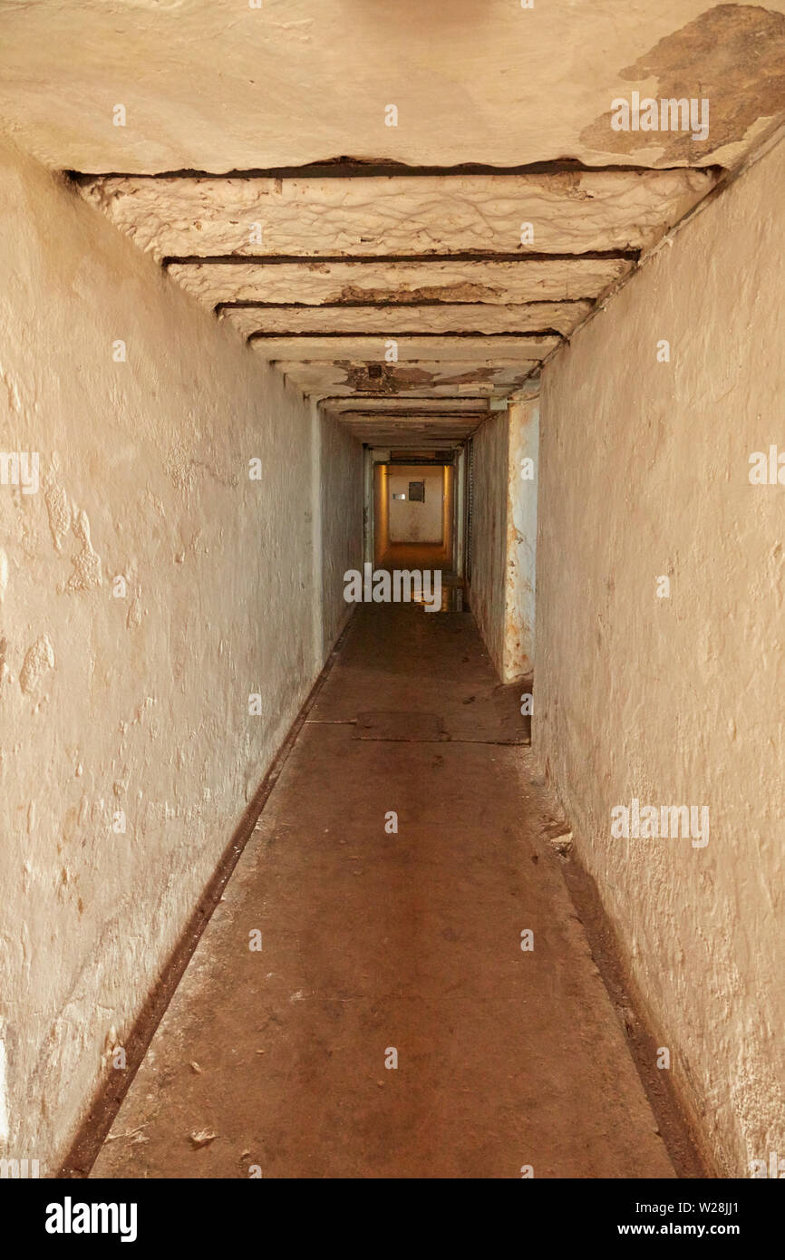 Historic defense tunnels in North Battery, North Head Historic Reserve