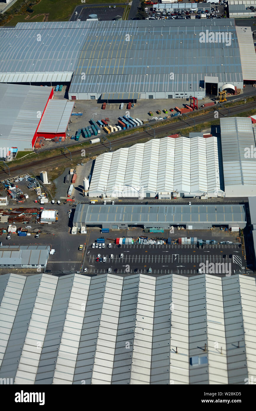 Industrial area, Wiri, South Auckland, North Island, New Zealand