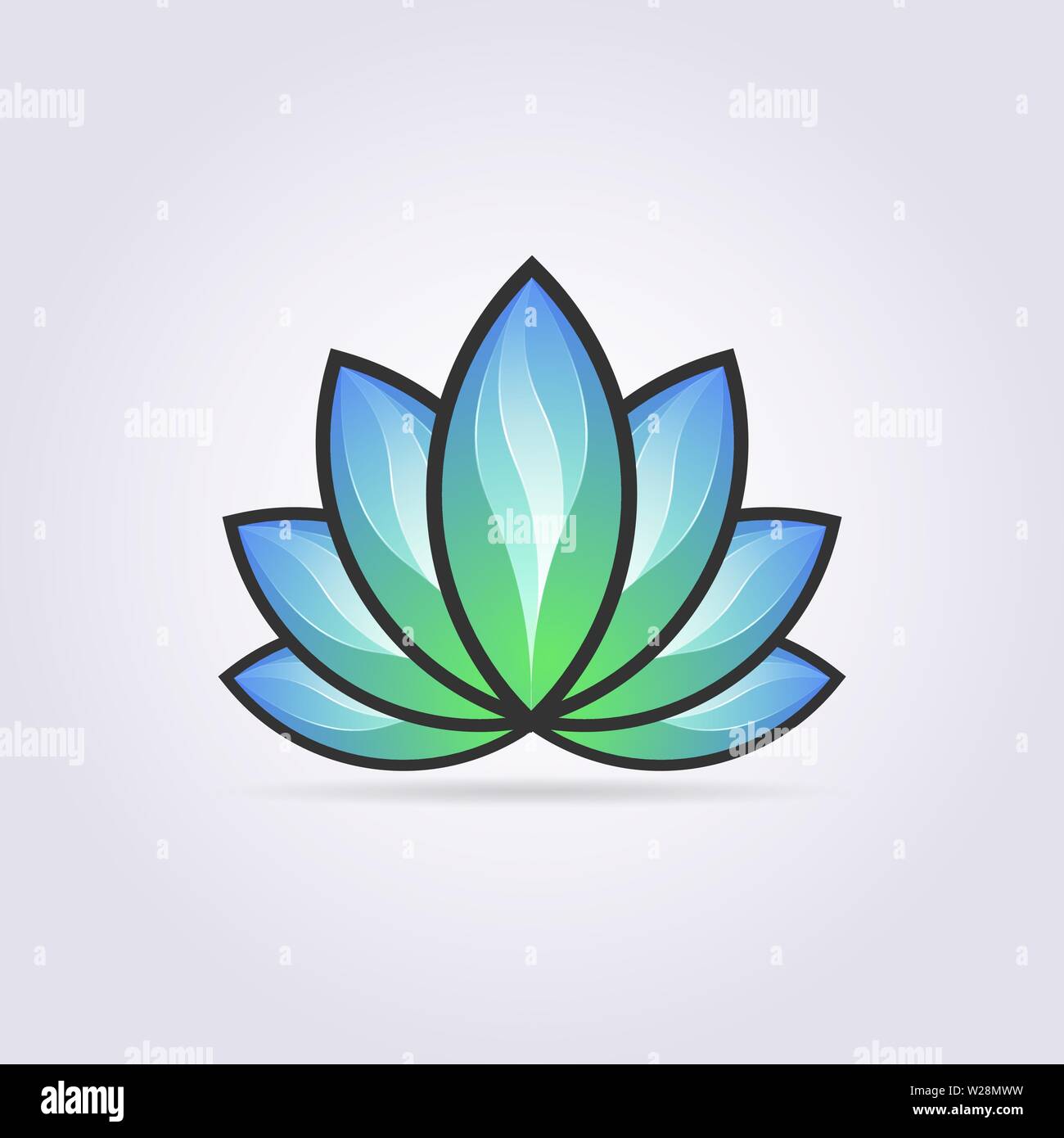Creative leaf logo Vector Illustration Design Clipart Symbol Logo ...