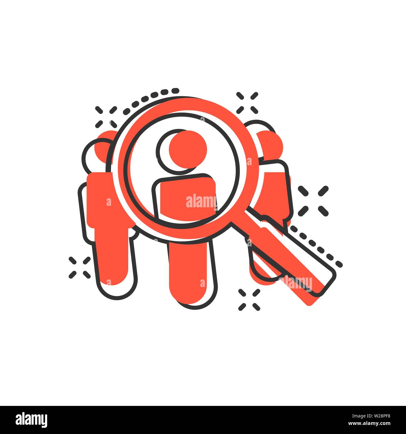 Search job vacancy icon in comic style. Loupe career vector cartoon illustration on white isolated background. Find people employer splash effect busi Stock Vector Image & Art - Alamy Search job vacancy icon in comic style. Loupe career vector cartoon illustration on white isolated background. Find people employer splash effect busi Stock Vector Image & Art - Alamy