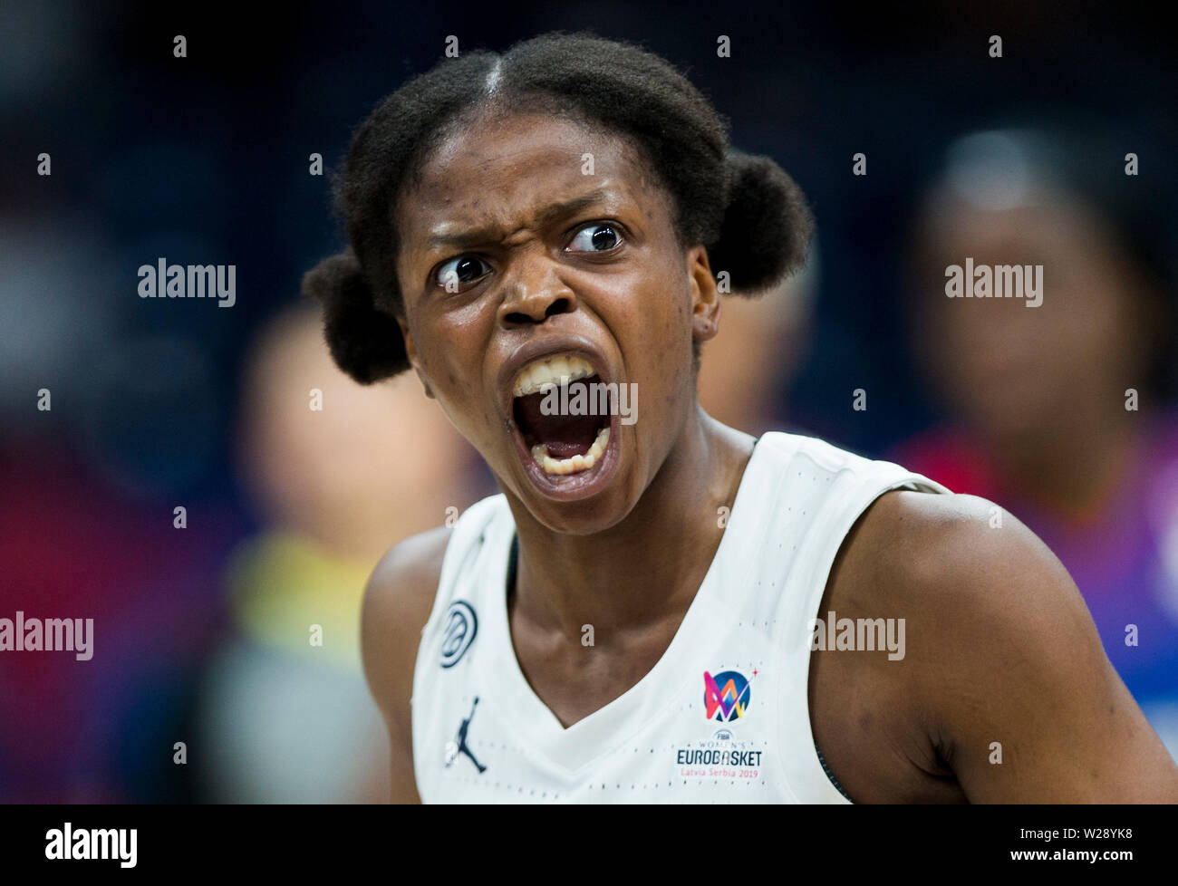 Olivia Epoupa of FRA reacts Stock Photo Alamy