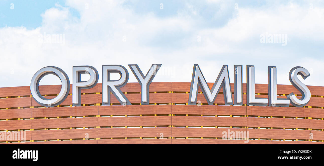 Entrance of the Opry Mills Mall, Nashville, Tennessee. Editorial