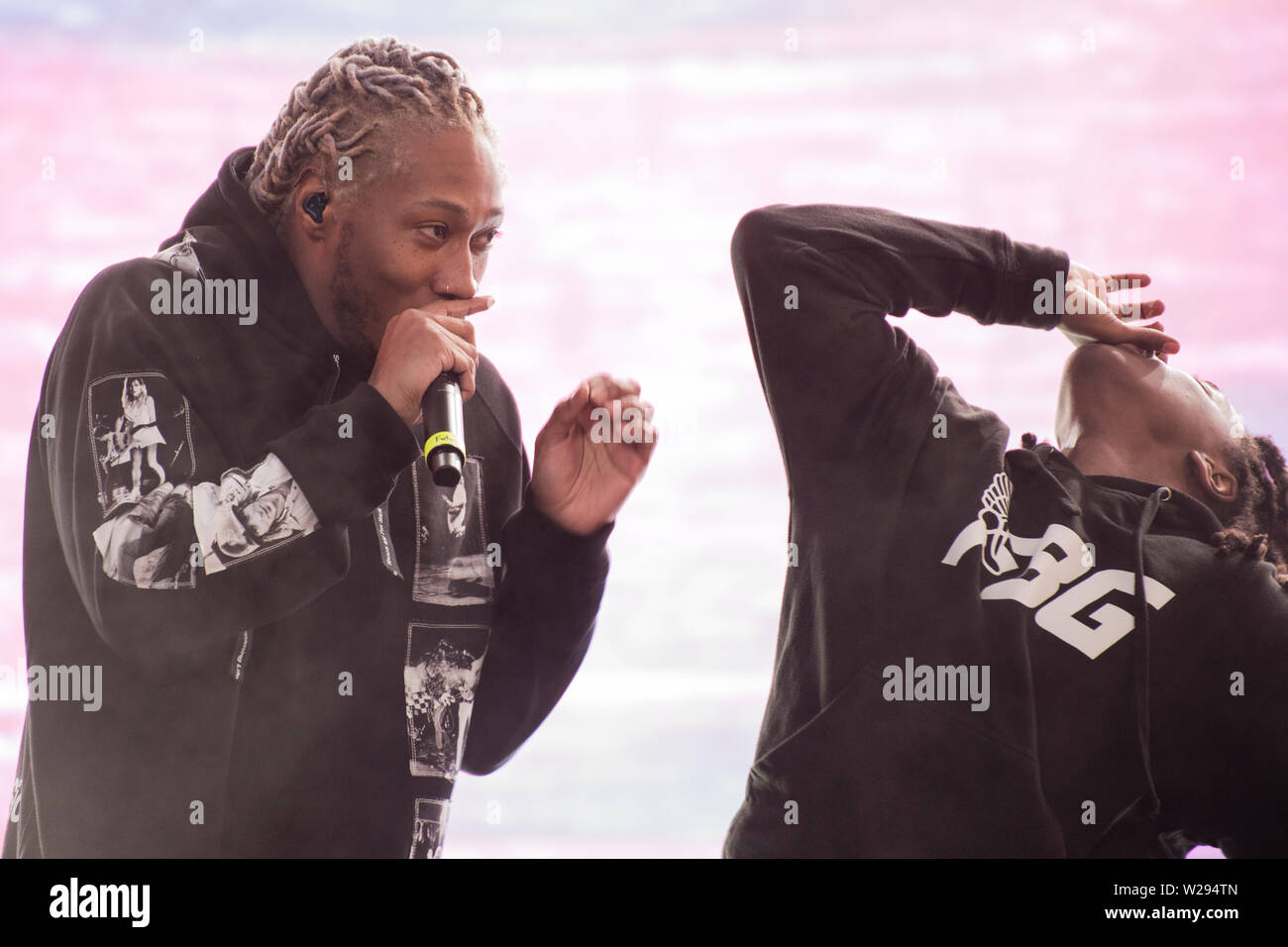 Turku, Finland. 5th July 2019. American Rapper Future performs at the ...
