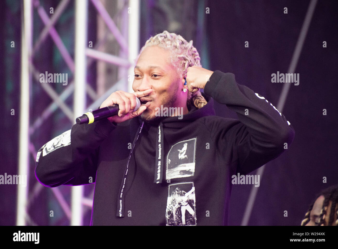 Turku, Finland. 5th July 2019. American Rapper Future performs at the ...