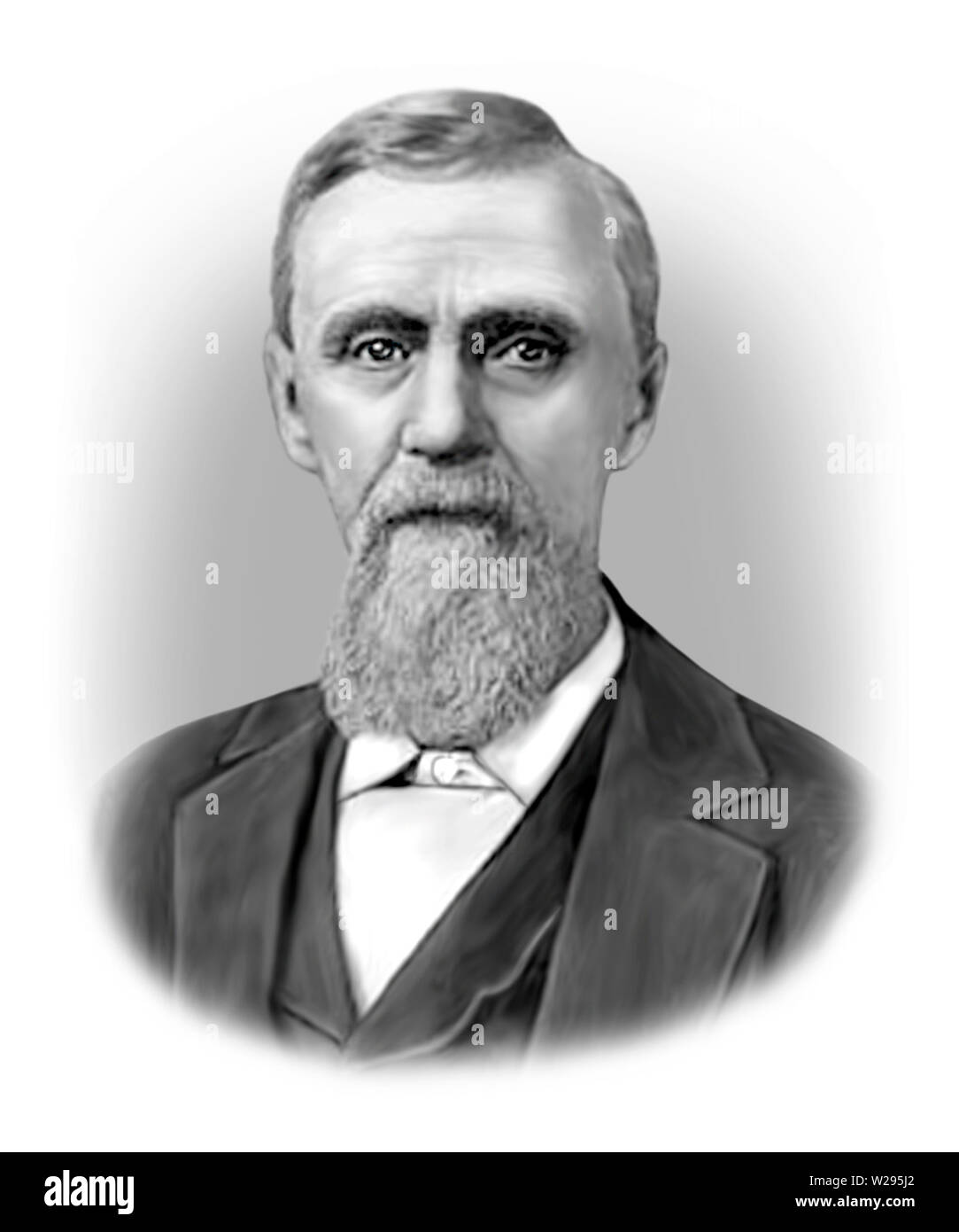 Andrew Taylor Still 1828-1917 American Founder of Osteopathy Inventor Physician Stock Photo