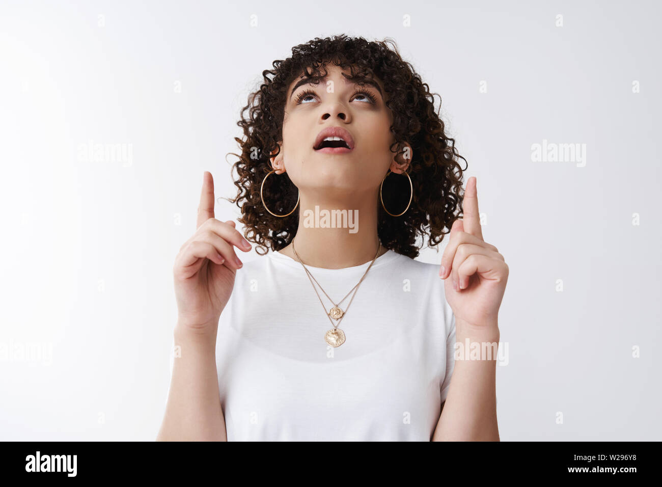 Stare upwards hires stock photography and images Alamy