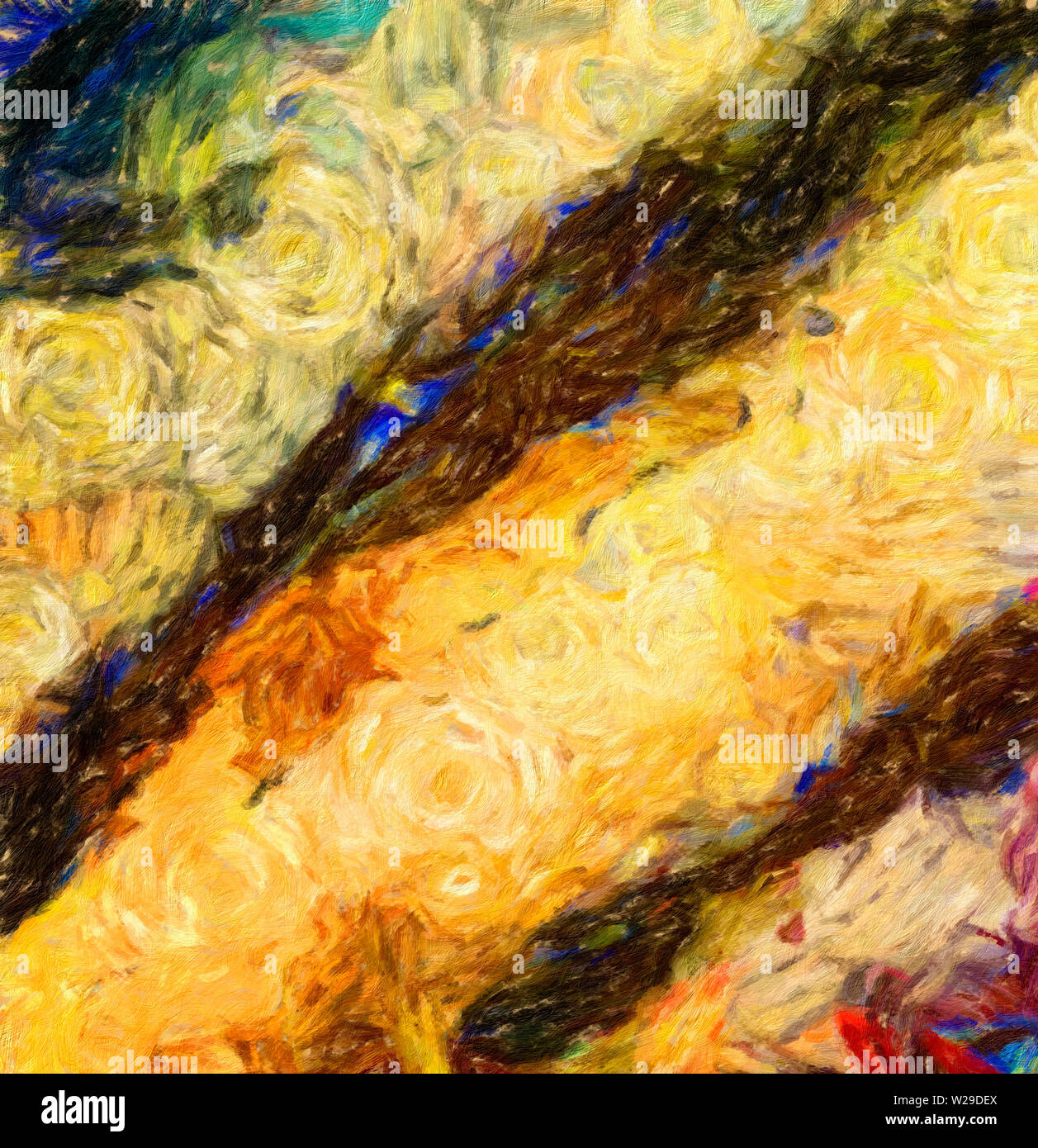 Oil painting abstract background in fashion impressionism style. Hand ...