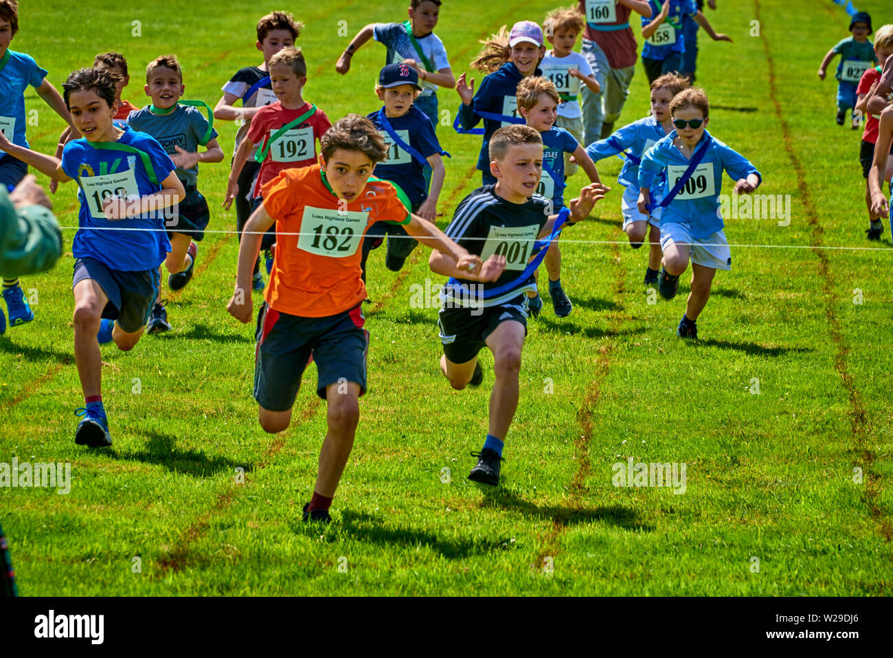 Luss Highland Games (LHG Stock Photo Alamy