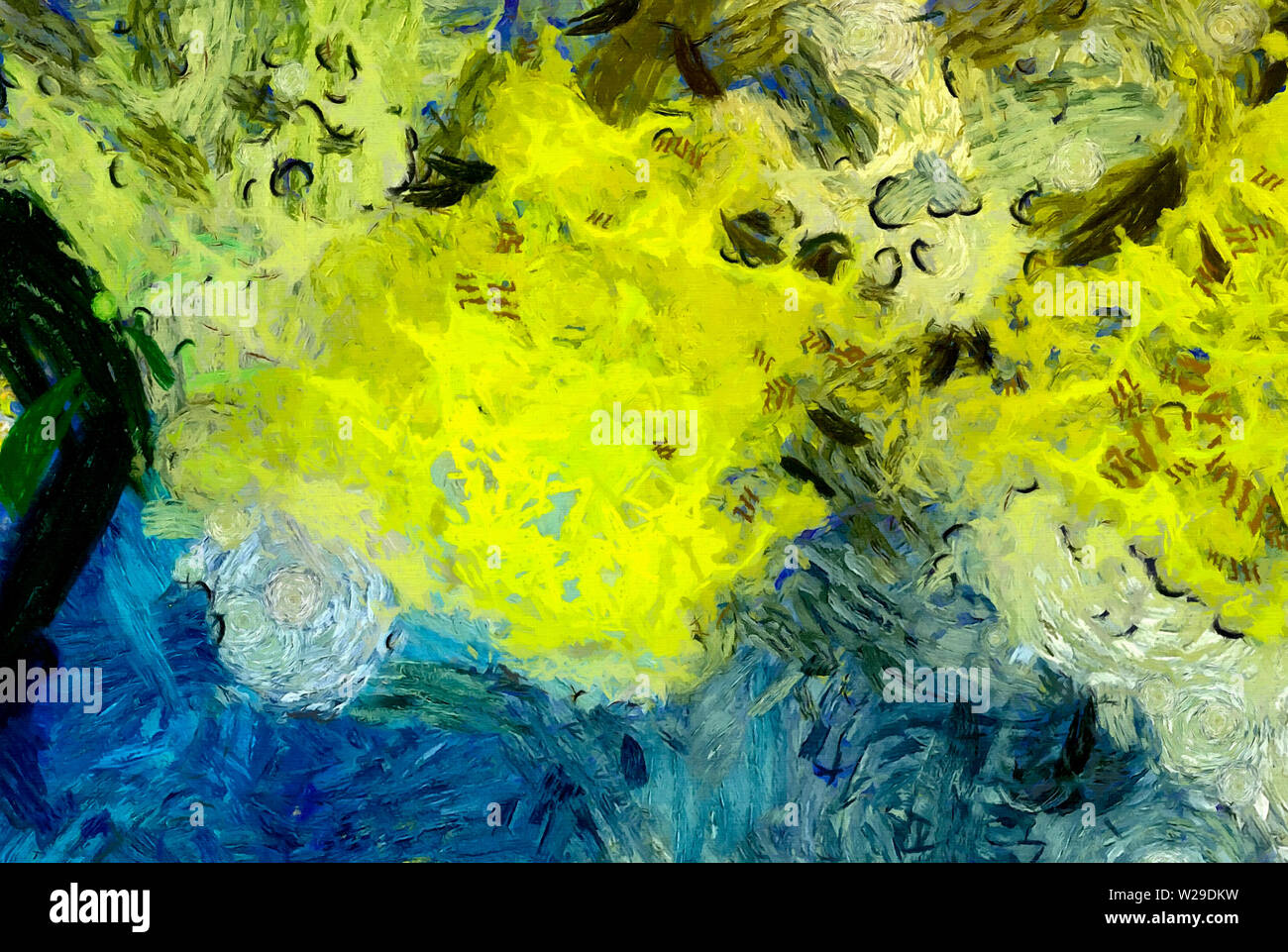 Oil painting abstract background in fashion impressionism style. Hand ...